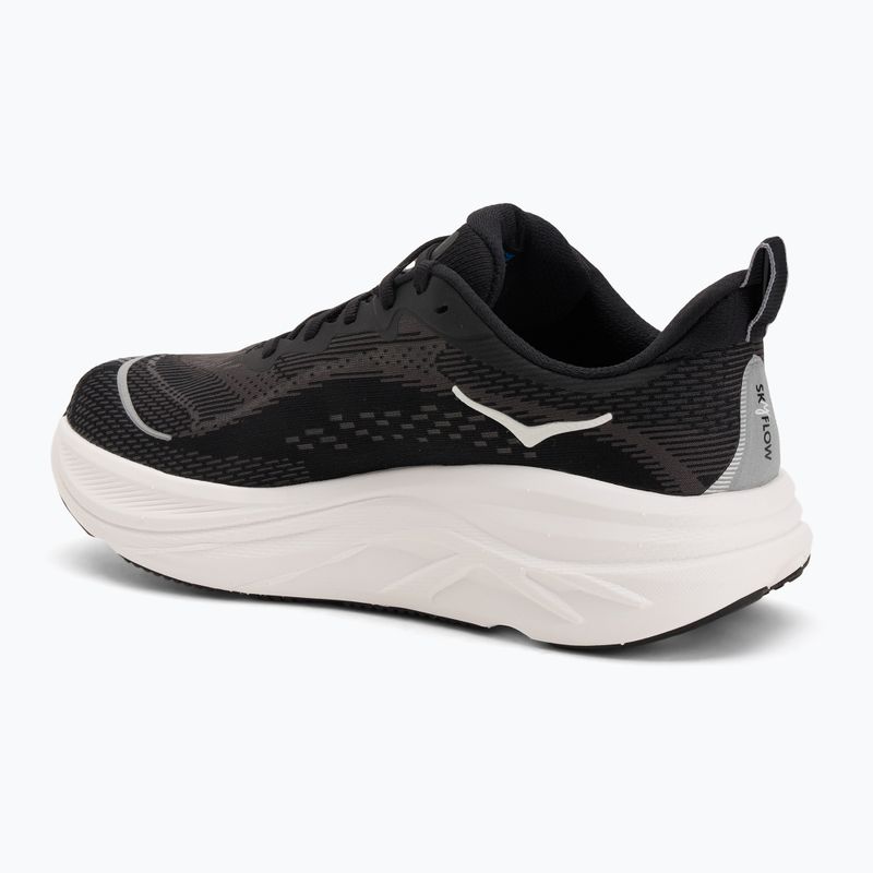 HOKA Skyflow Wide Herren Laufschuhe schwarz/weiß 3
