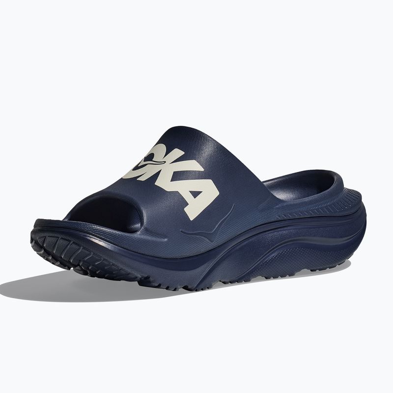 Schlappen Badeschuhe HOKA Ora Athletic Slide varsity navy/white 5