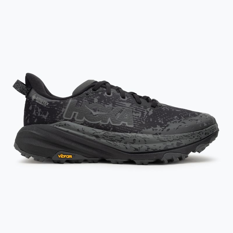 Damen-Laufschuhe HOKA Speedgoat 6 GTX Wide schwarz/Alabaster 2
