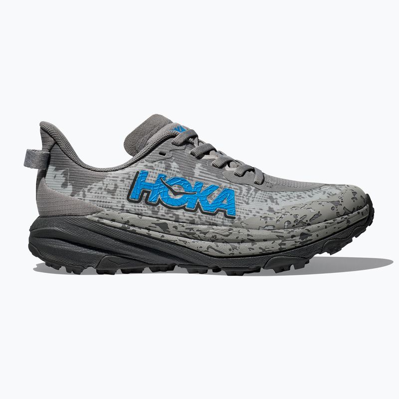 Laufschuhe Herren Kinder HOKA Speedgoat 6 galactic grey/hoka blue 2