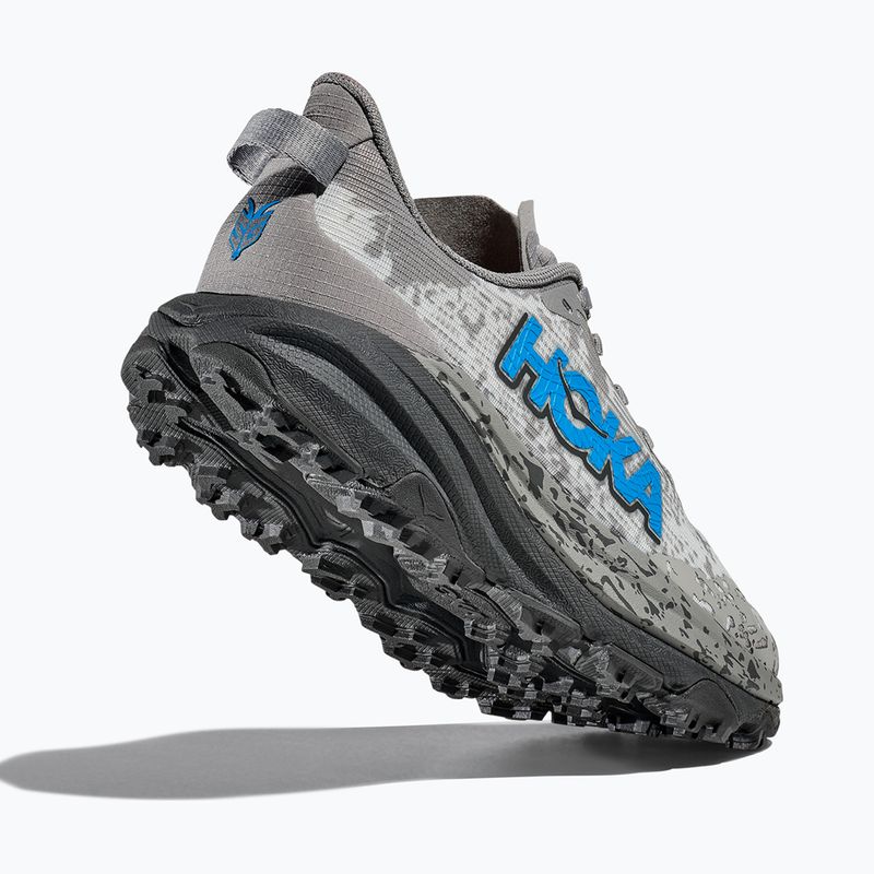 Laufschuhe Herren Kinder HOKA Speedgoat 6 galactic grey/hoka blue 5