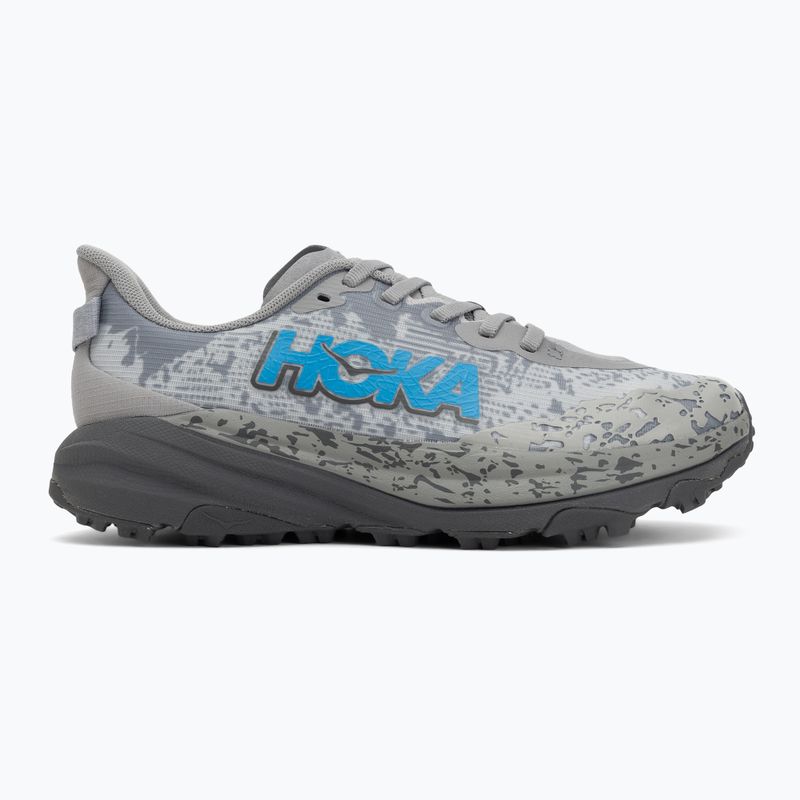 Laufschuhe Herren Kinder HOKA Speedgoat 6 galactic grey/hoka blue 2