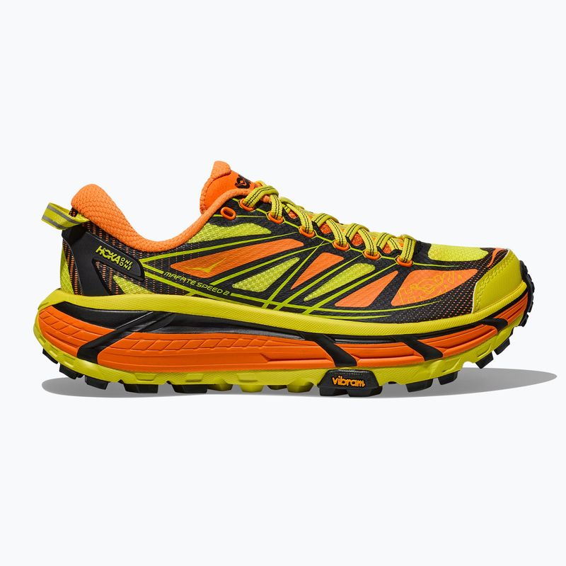HOKA Mafate Speed 2 Laufschuhe electric tangerine/hoka citrus 2