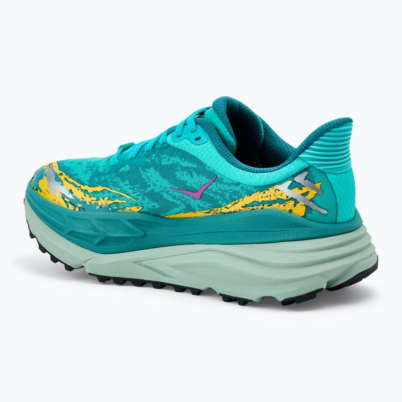 Laufschuhe Damen HOKA Stinson 7 electirc aqua/oceanic 3