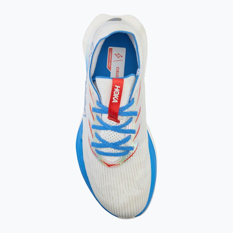 Laufschuhe HOKA Cielo X1 white/virtual blue 5