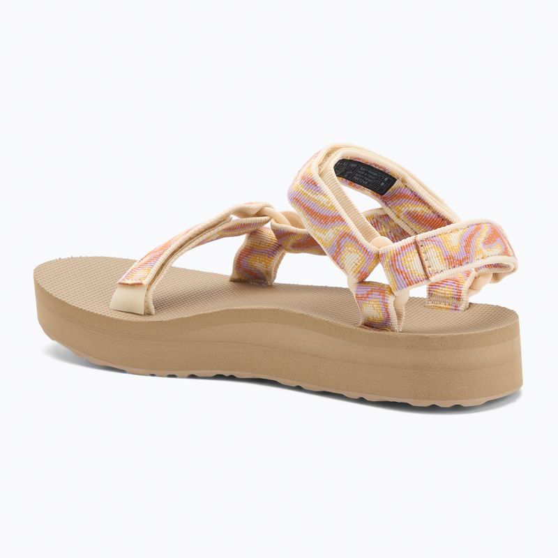 Teva Midform Universal Damen Sandalen neon fade Kokosnuss 3