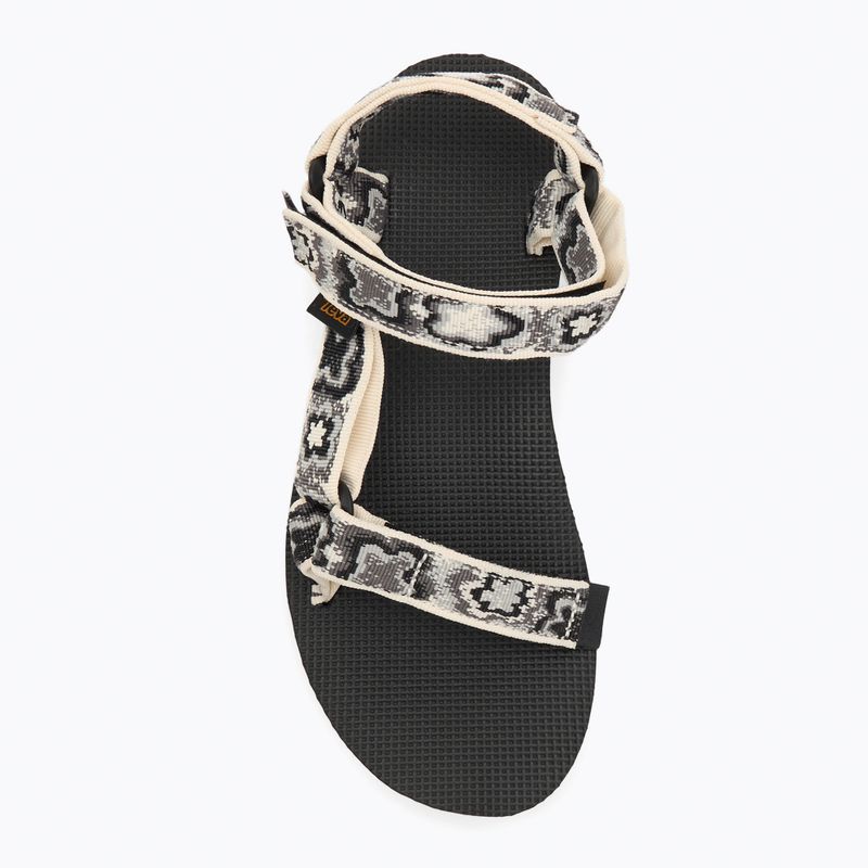 Teva Midform Universal Damen Sandalen neon floral schwarz / weiß 5