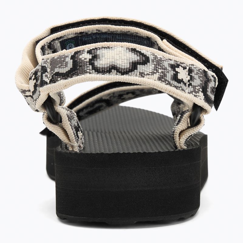 Teva Midform Universal Damen Sandalen neon floral schwarz / weiß 6