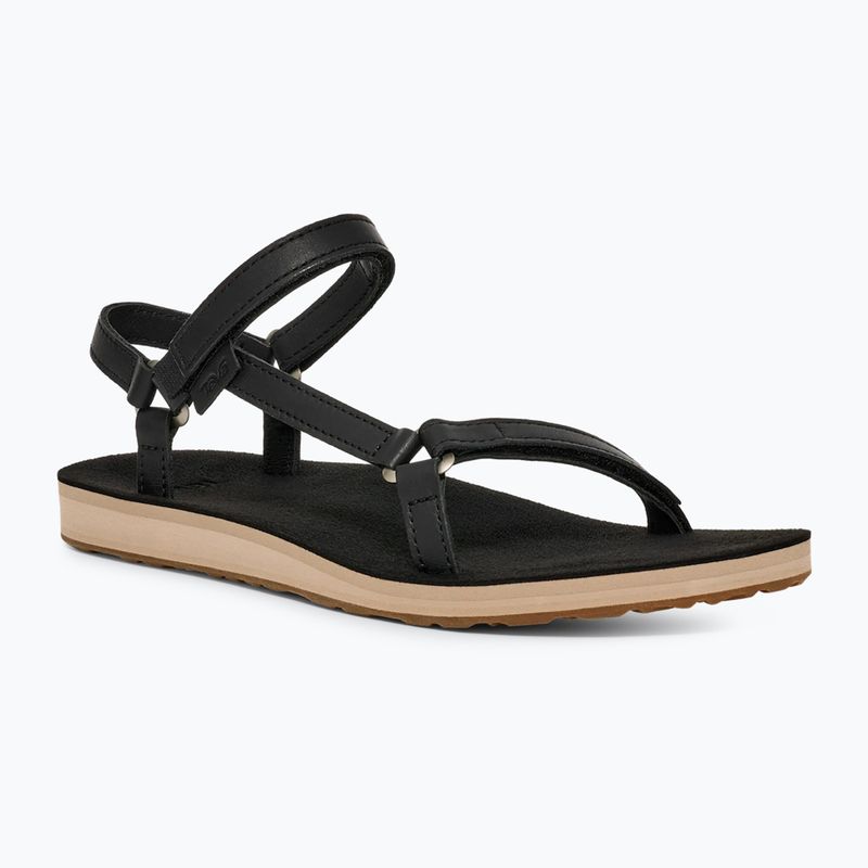 Damen-Sandalen Teva Original Universal Slim Leather black/tan