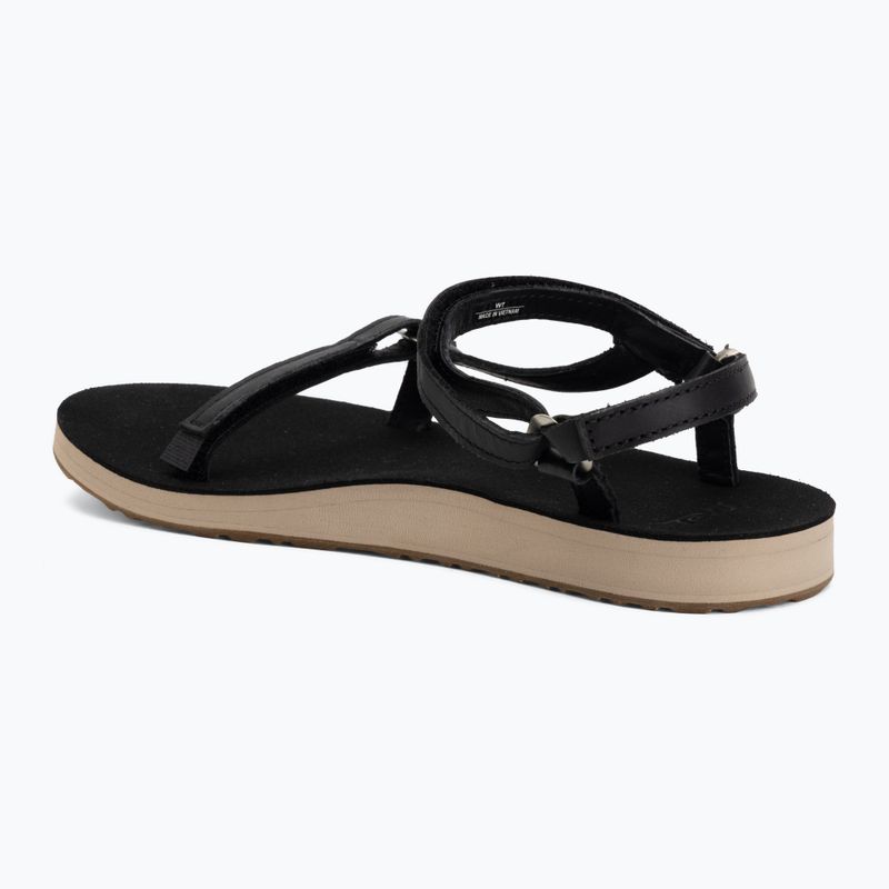 Damen-Sandalen Teva Original Universal Slim Leather black/tan 3