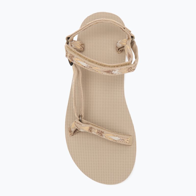 Teva Damen Sandalen Original Universal Slim Archiv Flügel weiß Pfeffer 5
