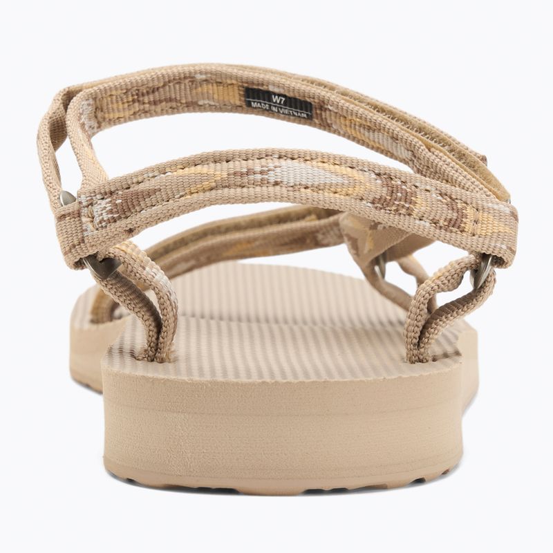Teva Damen Sandalen Original Universal Slim Archiv Flügel weiß Pfeffer 6