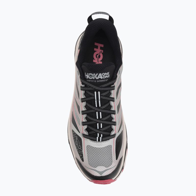 HOKA Mafate Speed 2 Laufschuhe galactic grey/ruby red 5
