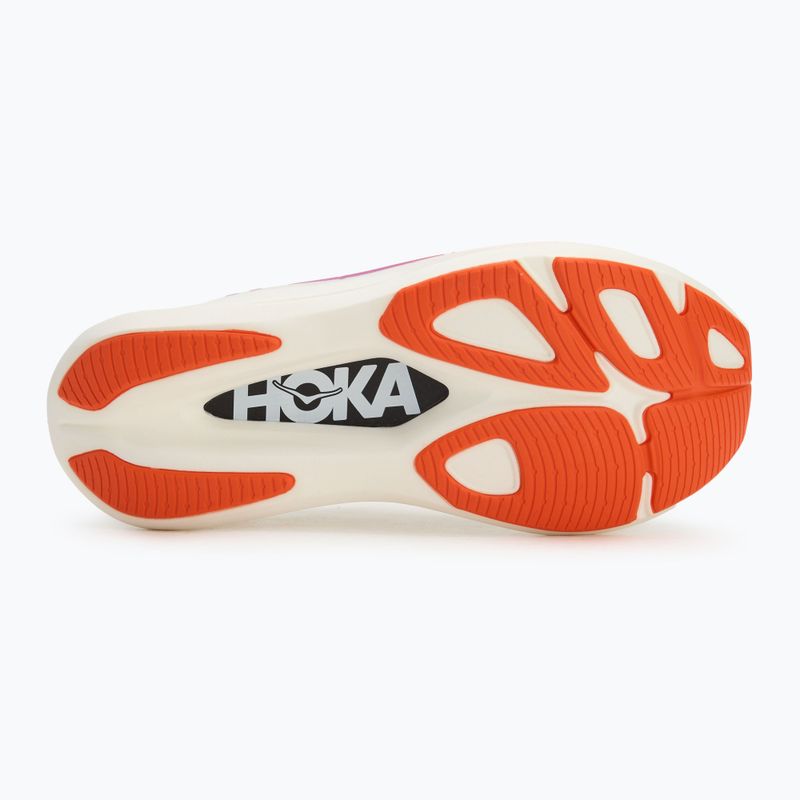 HOKA Rocket X 2 Frost/Lava Laufschuhe 4