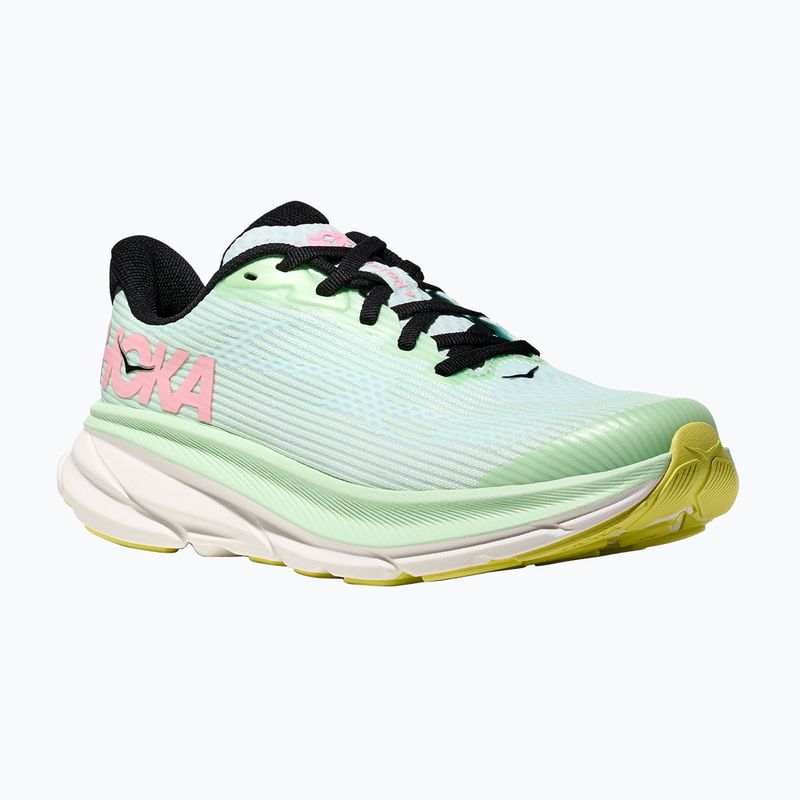 Laufschuhe Herren Kinder HOKA Clifton 9 mint fluorite/snow melt