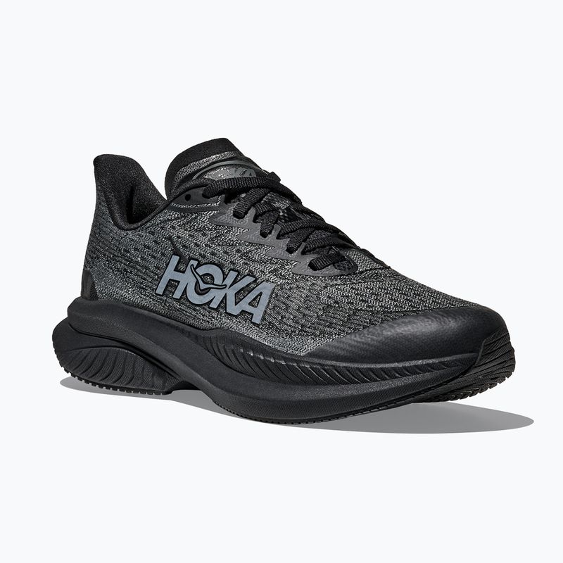 Laufschuhe Herren Kinder HOKA Mach 6 black/black 8