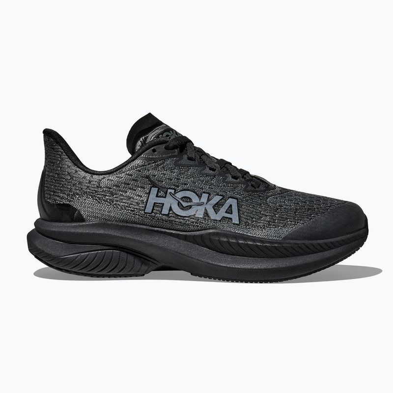 Laufschuhe Herren Kinder HOKA Mach 6 black/black 9