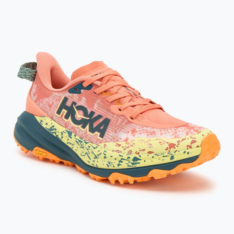 Laufschuhe Herren Damen HOKA Speedgoat 6 feldsPaar/blue twilight
