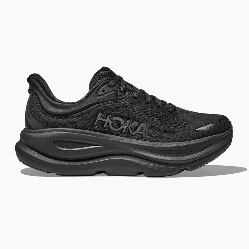 Damen Laufschuhe HOKA Bondi 9 Wide schwarz/schwarz 2