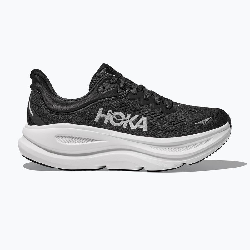 Damen Laufschuhe HOKA Bondi 9 Wide schwarz/weiss 2