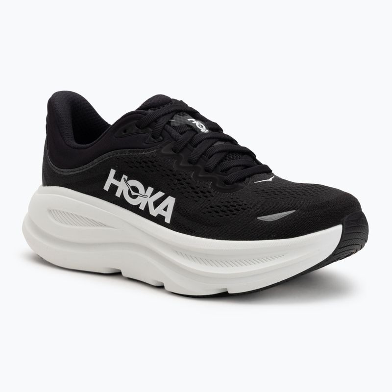 Damen Laufschuhe HOKA Bondi 9 Wide schwarz/weiss