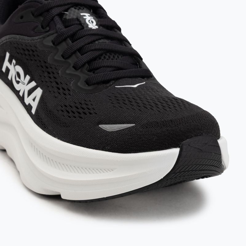 Damen Laufschuhe HOKA Bondi 9 Wide schwarz/weiss 7