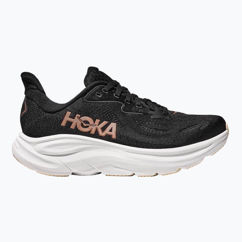 Damen Laufschuhe HOKA Clifton 10 schwarz/rosa gold 8