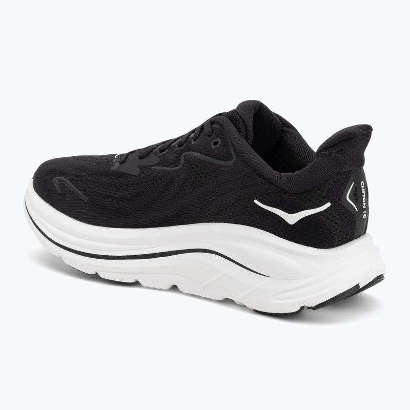 Damen Laufschuhe HOKA Clifton 10 schwarz/weiss 3