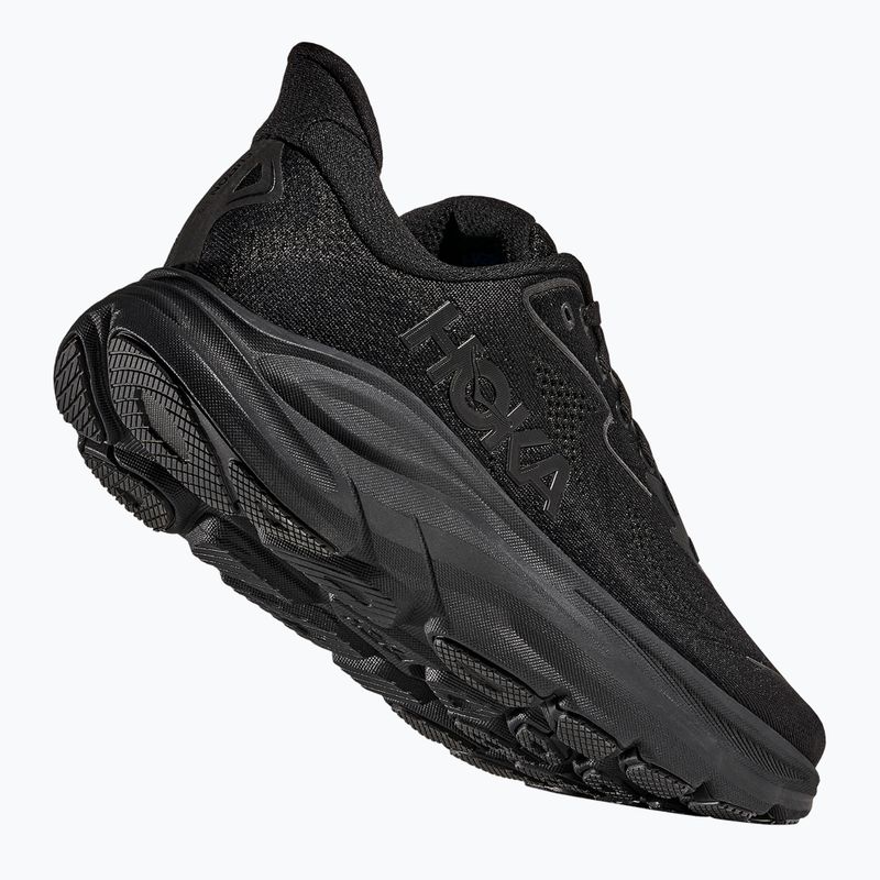 Herren Laufschuhe HOKA Clifton 10 Wide schwarz/schwarz 4