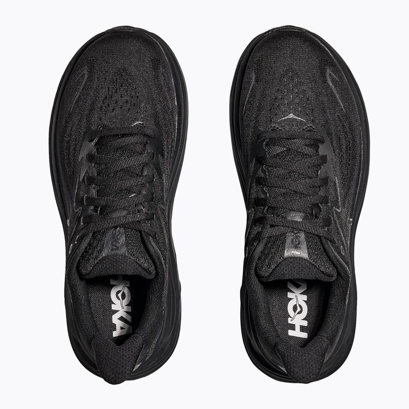Herren Laufschuhe HOKA Clifton 10 Wide schwarz/schwarz 6