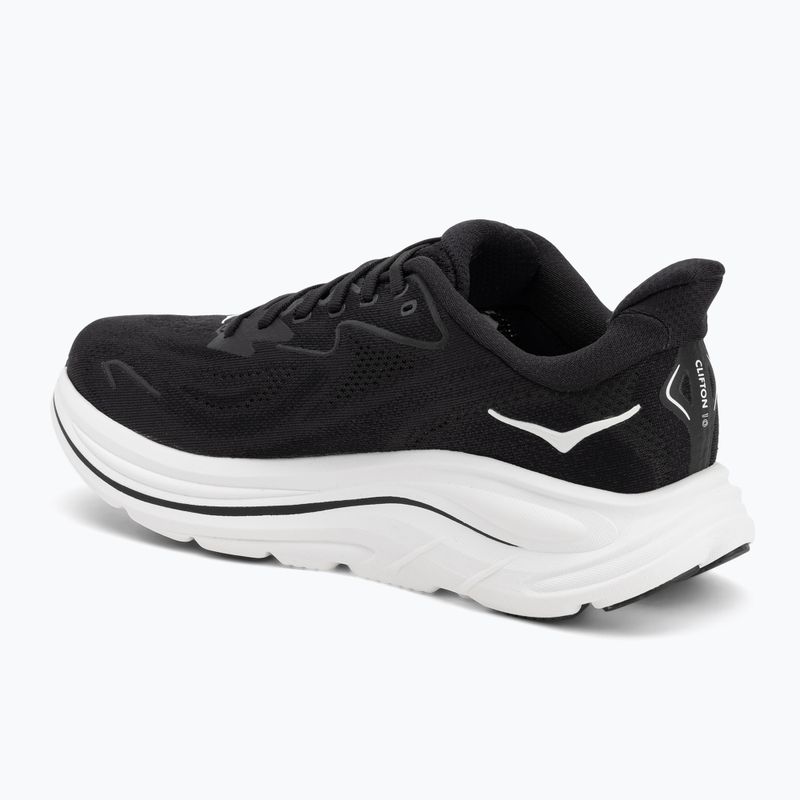 Herren Laufschuhe HOKA Clifton 10 Wide schwarz/weiss 3