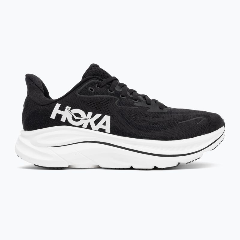 Damen Laufschuhe HOKA Clifton 10 Wide schwarz/weiss 2