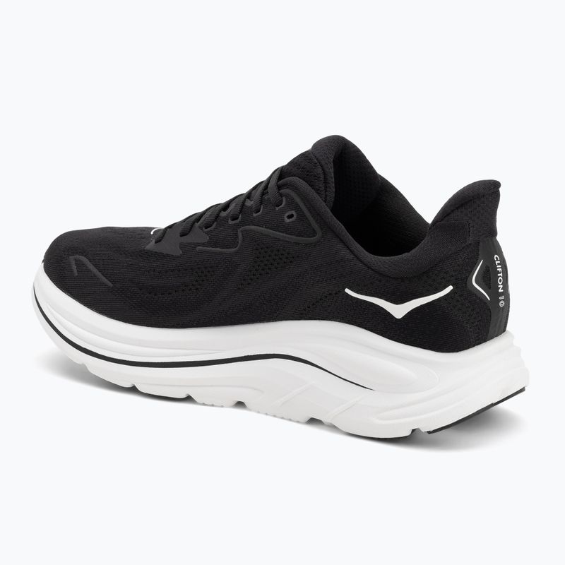 Damen Laufschuhe HOKA Clifton 10 Wide schwarz/weiss 3