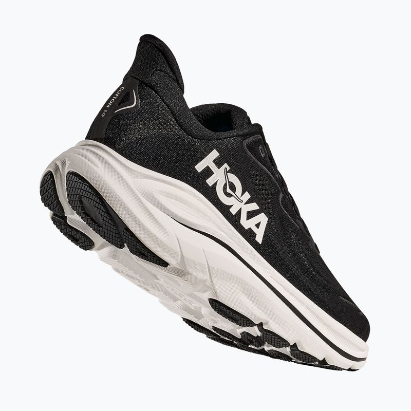 Damen Laufschuhe HOKA Clifton 10 Wide schwarz/weiss 3