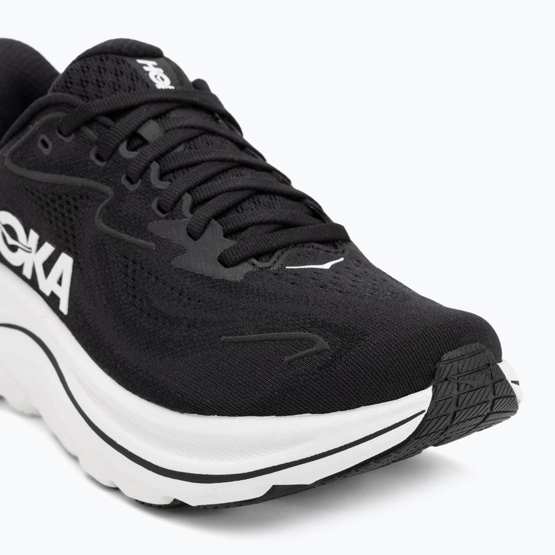 Damen Laufschuhe HOKA Clifton 10 Wide schwarz/weiss 7