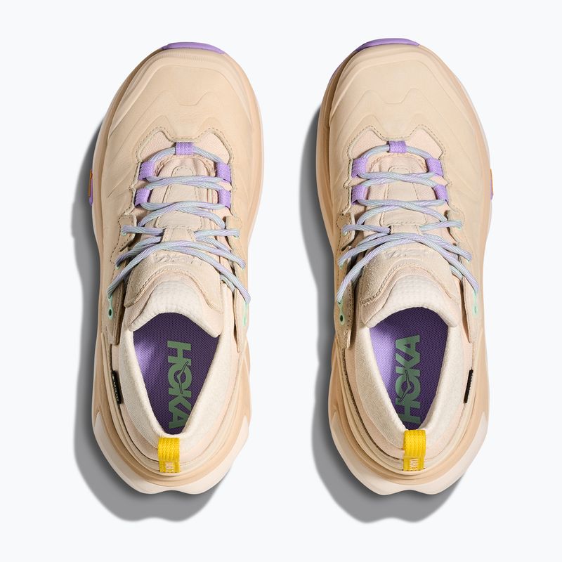Wanderschuhe Damen HOKA Kaha 3 Low GTX vanilla/mint fluorite 8