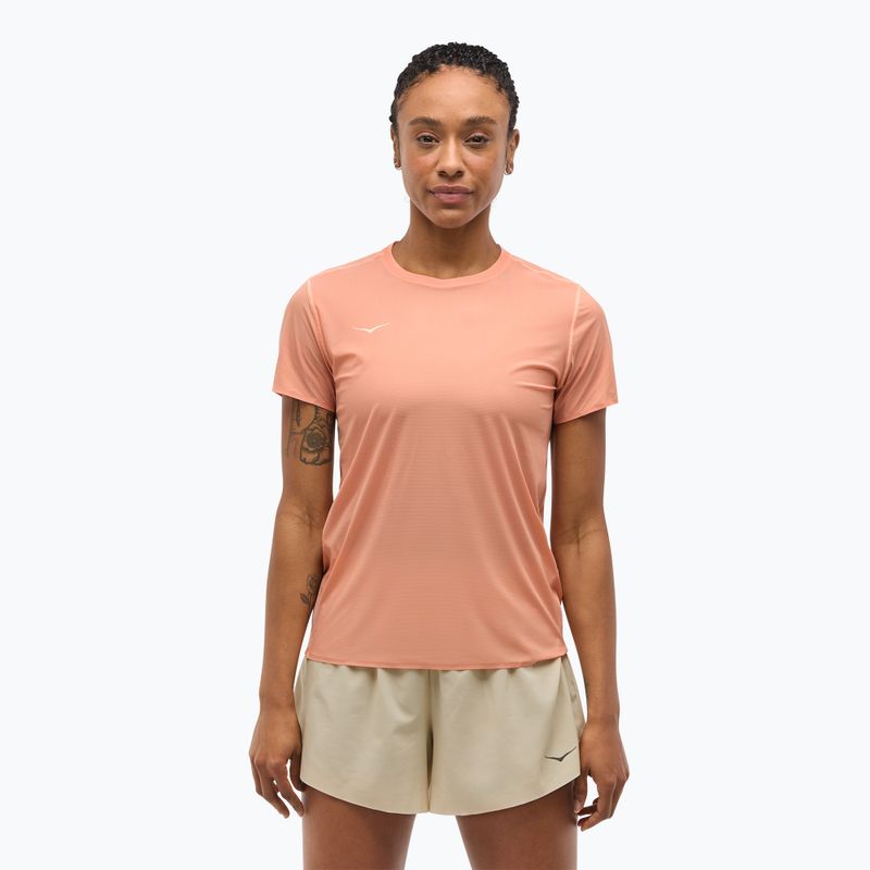 Damen-Laufshirt HOKA Airolite Run dry clay