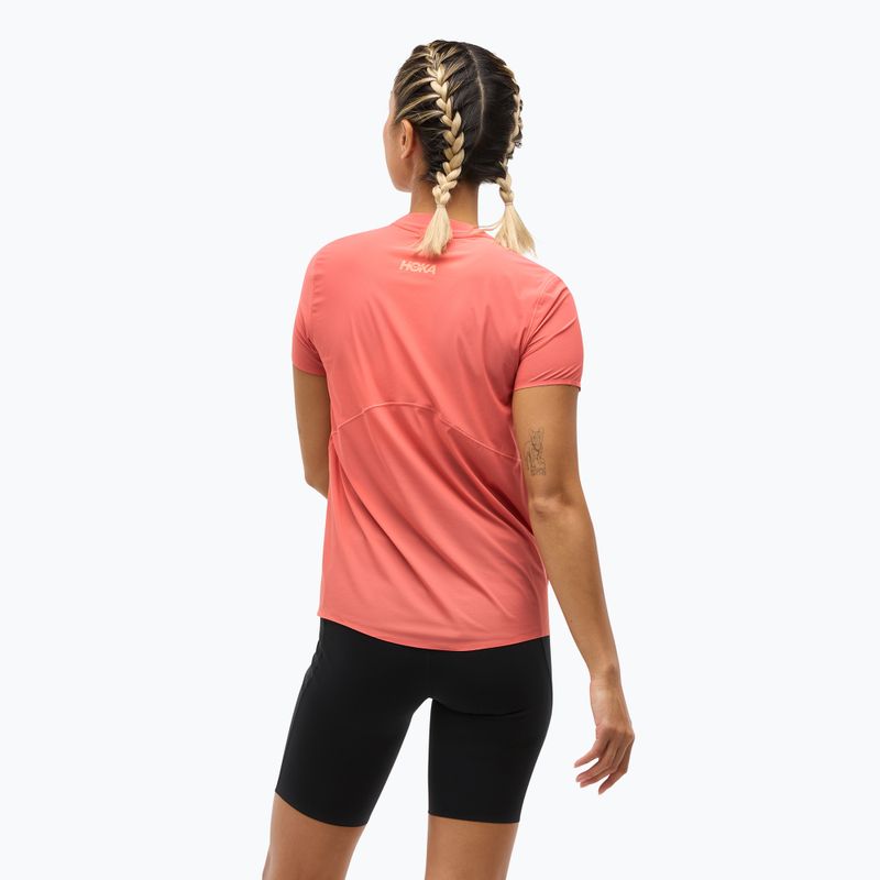 Damen Laufshirt HOKA Airolite Run Grapefruit 3