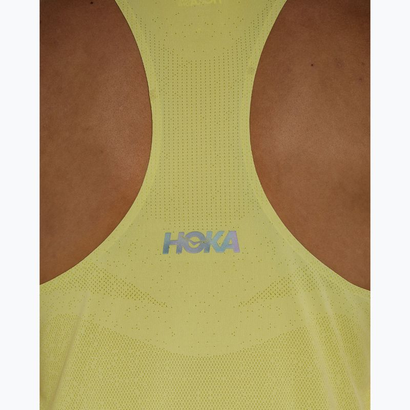 Laufshirt Herren HOKA Race Singlet hoka citrus 7