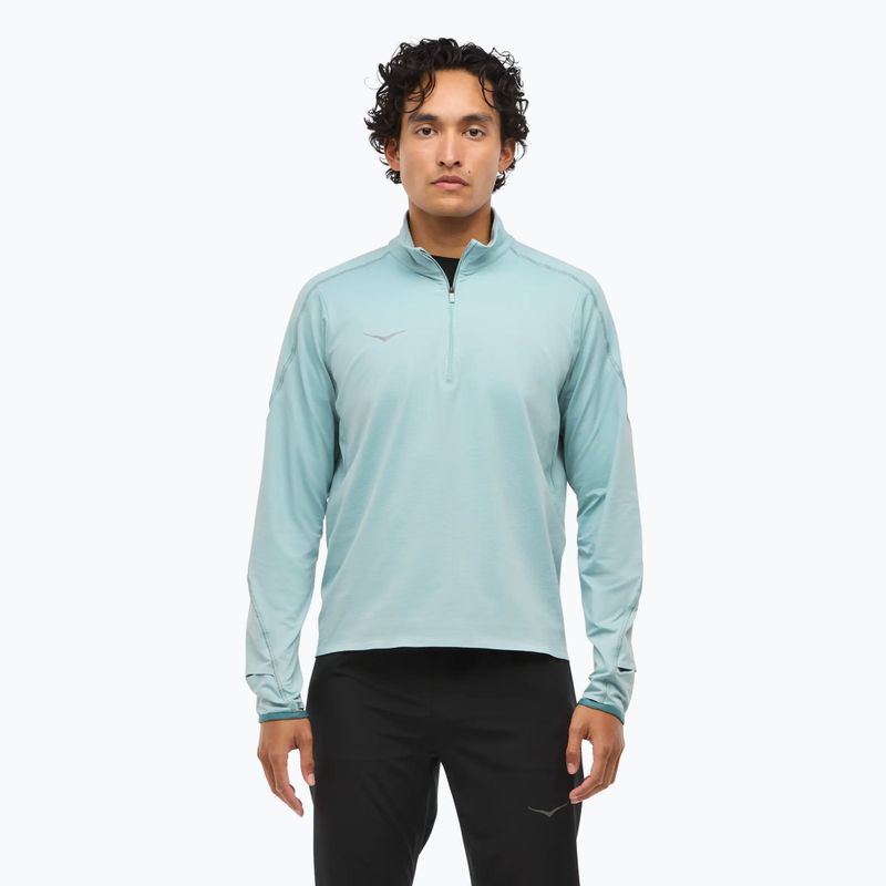 Lauf Hoodie Sweatshirt Herren HOKA GlideTech Quarter Zip druzy