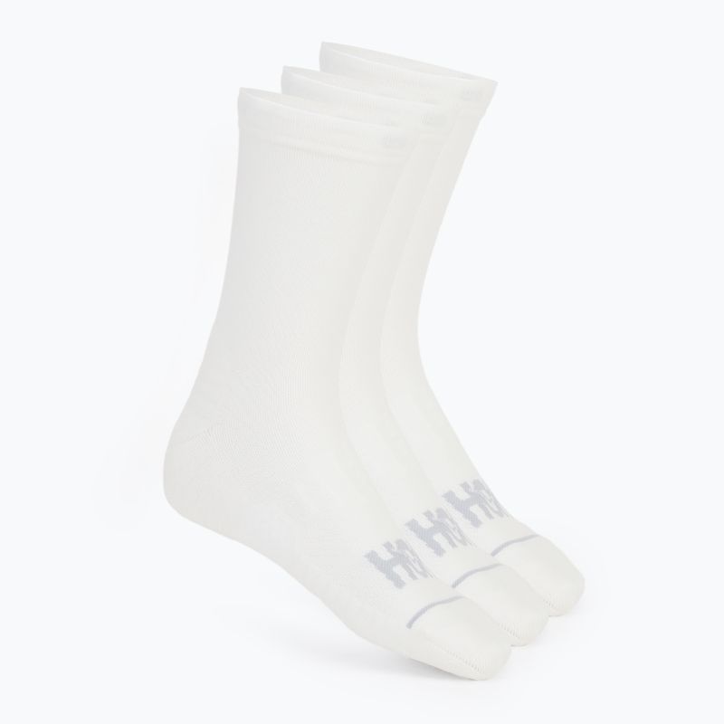 HOKA Crew Run Socken 3 Paar weiß/weiß/weiß