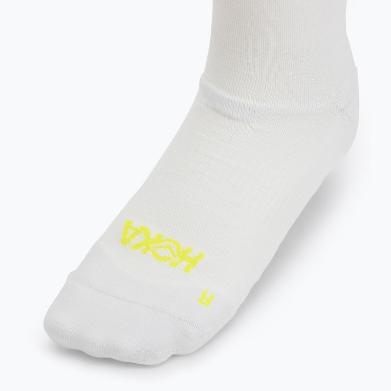 Socken HOKA Clifton Crew Run white 3