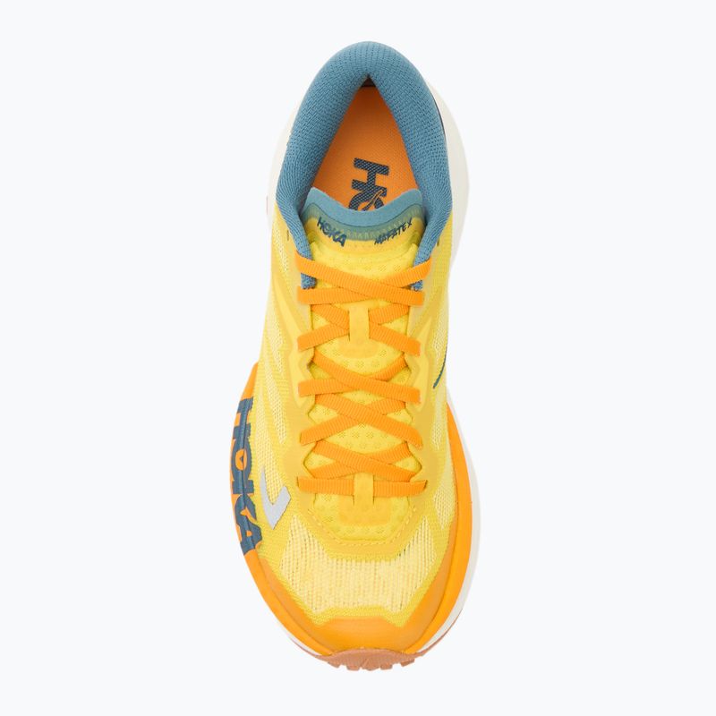 Herren Laufschuhe Hoka Mafate X zest/mountain fog 5