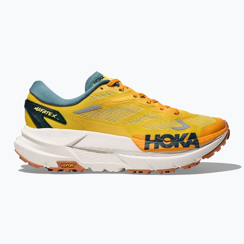 Herren Laufschuhe Hoka Mafate X zest/mountain fog 9