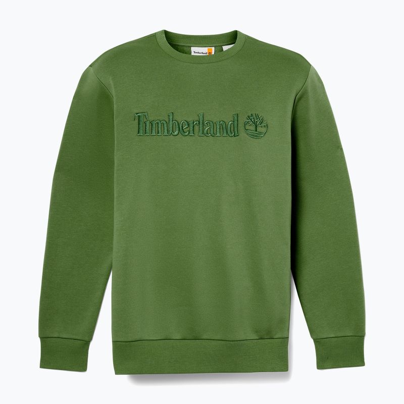 Sweatshrit Herren Timberland Embroidery Tonal Crew Neck black forest green 5