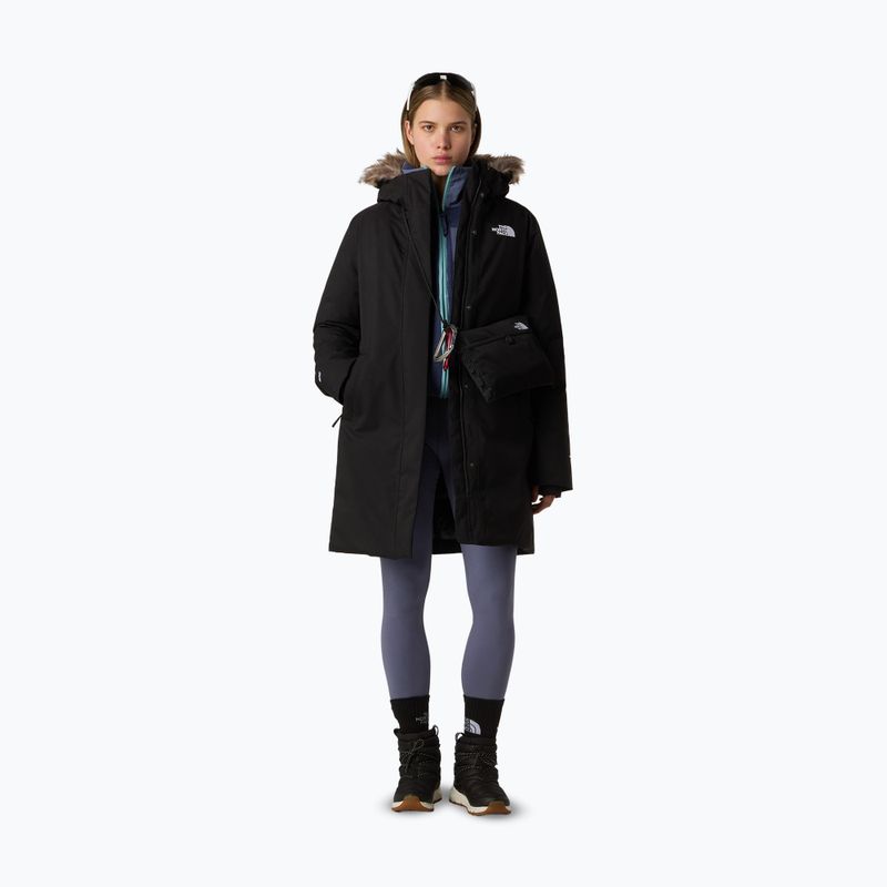 Damen Daunenmantel The North Face Arctic Parka schwarz 2