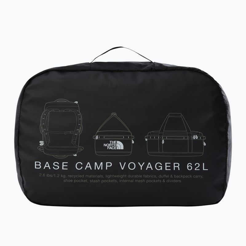 The North Face Base Camp Voyager Duffel 62 l schwarz/weiss/npf Reisetasche 5