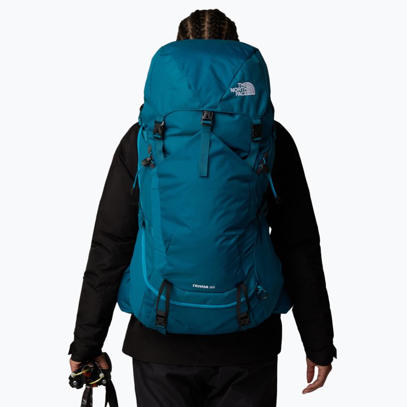 Damen-Trekking-Rucksack The North Face Terra 55 l blau Moos/Saphir Lamelle 6