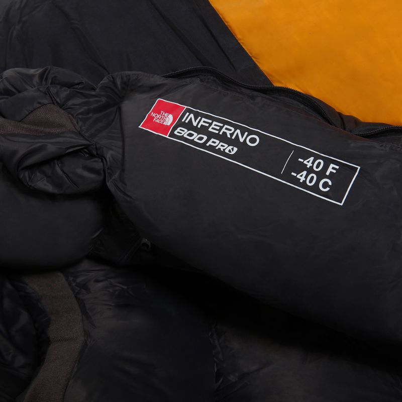 Schlafsack The North Face Inferno -40F/-40C 193/right brushfire orange/tnf black 4