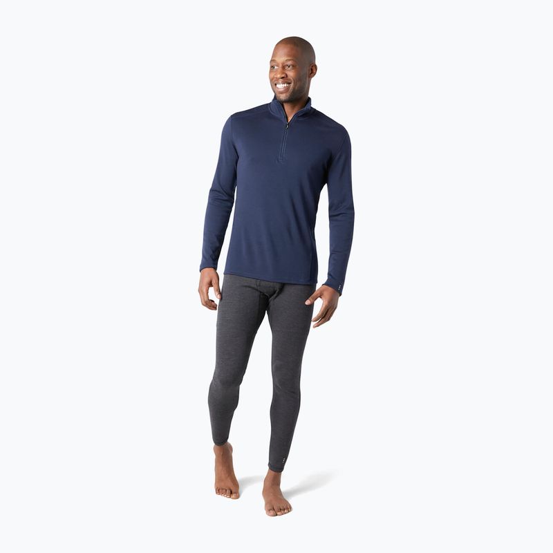 Thermoaktiv Hoodie Sweatshirt Herren Smartwool Classic Thermal Merino Base Layer 1/4 Zip Boxed deep navy 2
